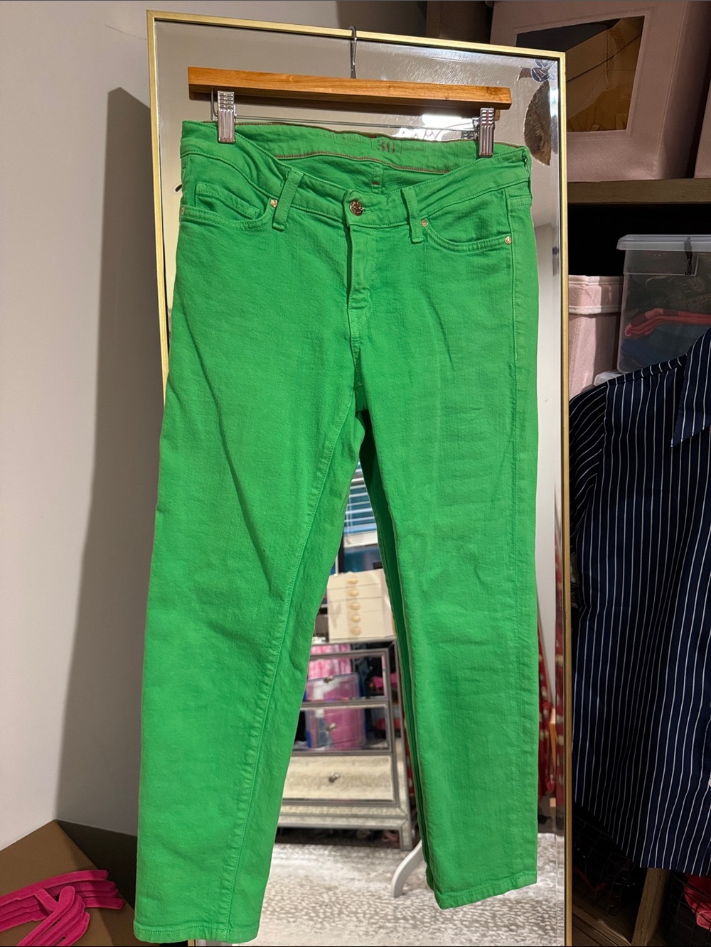Kate Spade Bright Green Women’s Slim Jeans